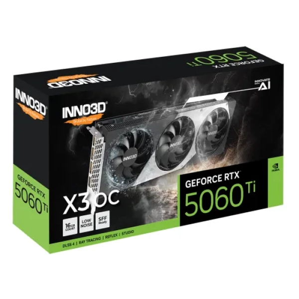 INNO3D GeForce RTX 5060 Ti 16GB X3 OC GDDR7 650W Graphics Card